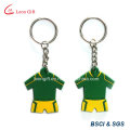 3D Sport Shape High Quality Rubber Keychain